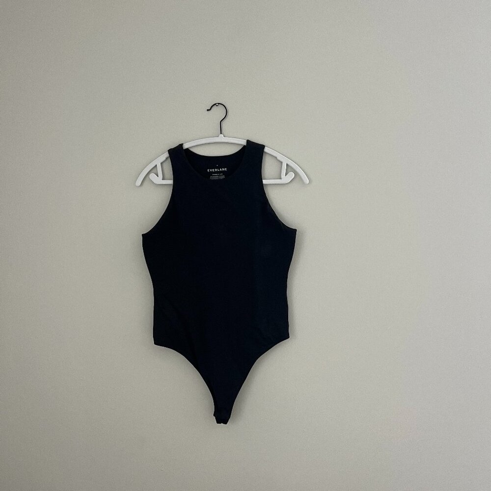 Everlane Black Sleeveless Bodysuit